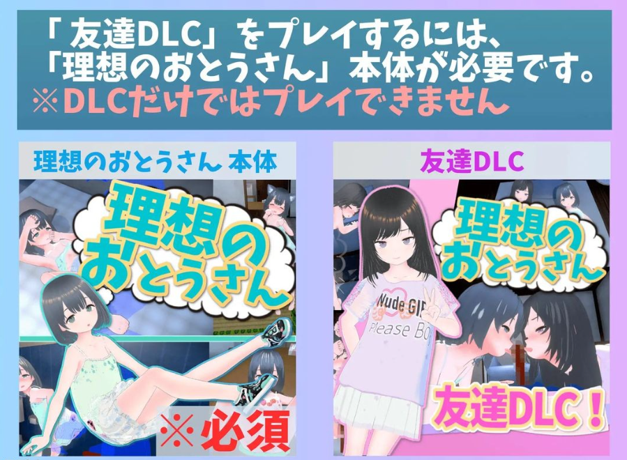 图片[3]-【互动SLG/萝莉/3D作品/动态/PC】 理想的爸爸~和爱女的同居生活~  v1.2.7 DL官方中文版   v1.01 [PC]-小黄鸭acgn