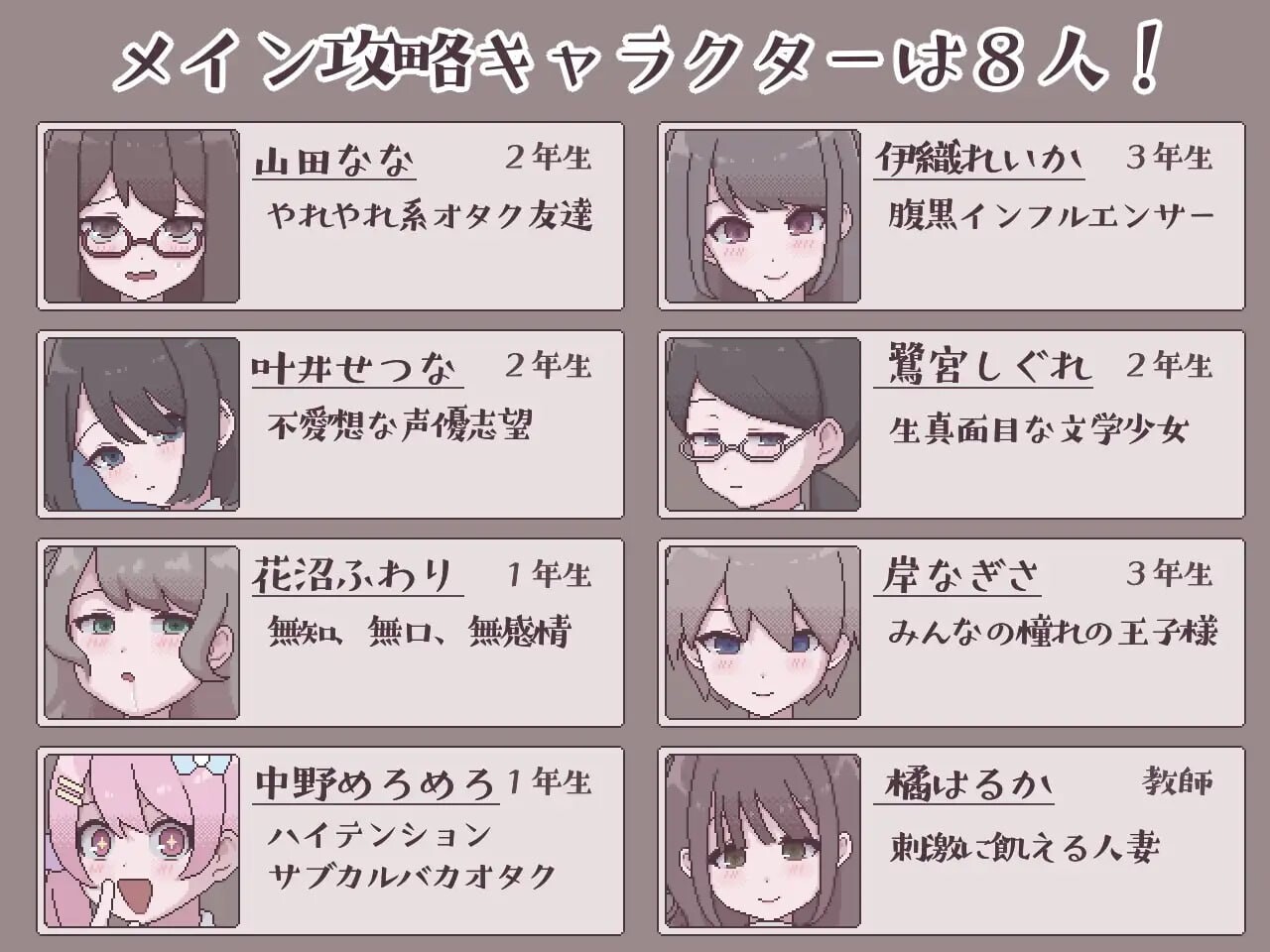 图片[4]-【互动SLG/像素动态/PC】扶她生活~扶她阴角的后宫模拟~   AI汉化版 [PC]-小黄鸭acgn